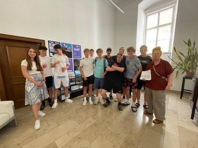 Gruppenfoto im Stadtmuseum St. Pölten